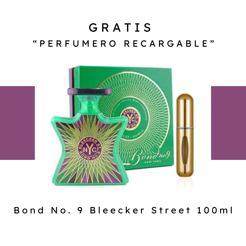 Nuevo Perfume 1.1 Bond No.9 BLEECKER STREET 100ml+ Obsequio "Atomizador Recargable"