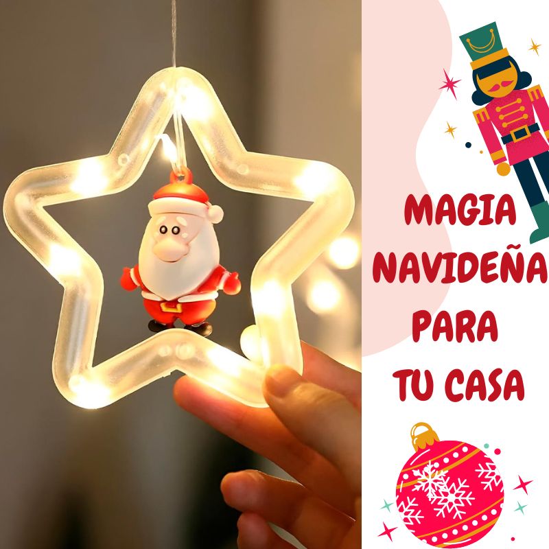 Cortinas Navideñas Brillantes de 3 metros