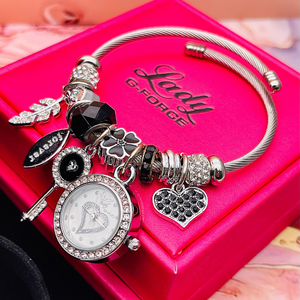 Nueva Pulsera Reloj con Charms